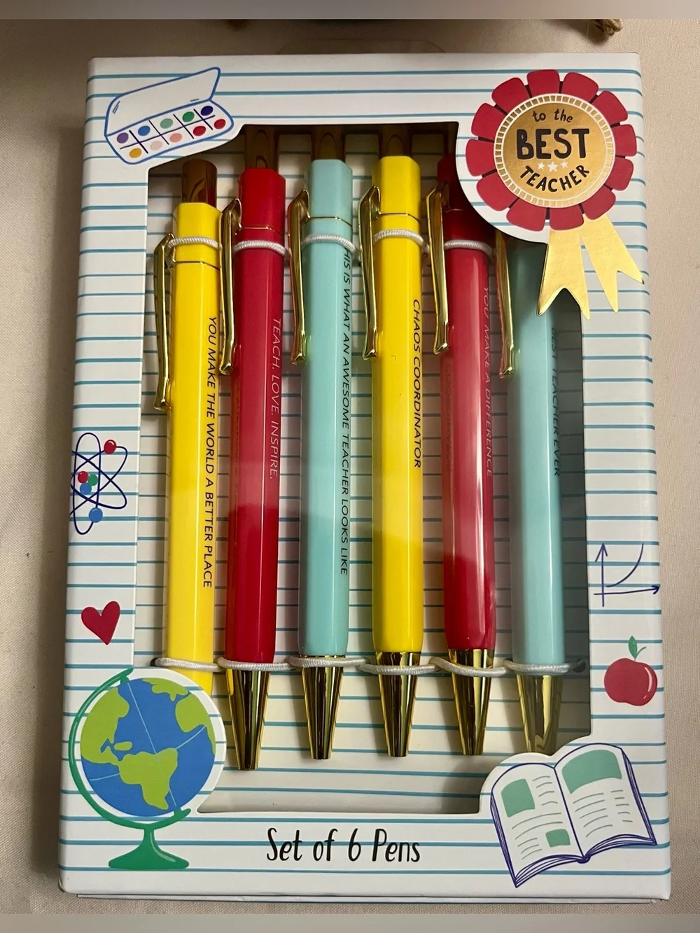 JAMES BURKE NWT TEACHER Bundle Includes A Journal & Inspirational 6- Pen Set.